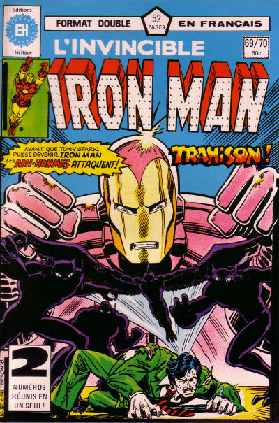 Cover for L'Invincible Iron Man (Editions Héritage, 1972 series) #69/70