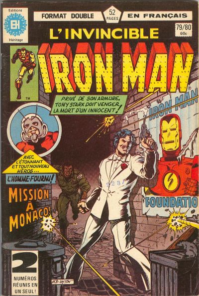Cover for L'Invincible Iron Man (Editions Héritage, 1972 series) #79/80