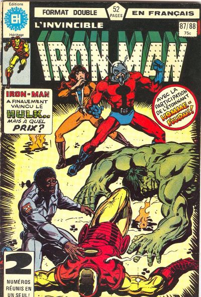 Cover for L'Invincible Iron Man (Editions Héritage, 1972 series) #87/88