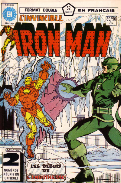 Cover for L'Invincible Iron Man (Editions Héritage, 1972 series) #89/90