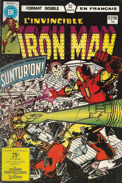 Cover for L'Invincible Iron Man (Editions Héritage, 1972 series) #97/98