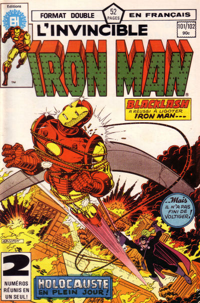 Cover for L'Invincible Iron Man (Editions Héritage, 1972 series) #101/102
