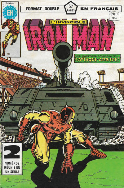 Cover for L'Invincible Iron Man (Editions Héritage, 1972 series) #109/110