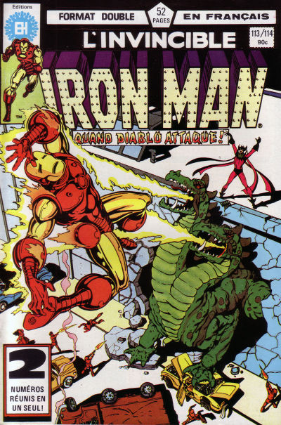 Cover for L'Invincible Iron Man (Editions Héritage, 1972 series) #113/114