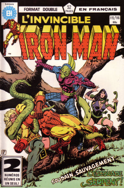 Cover for L'Invincible Iron Man (Editions Héritage, 1972 series) #115/116