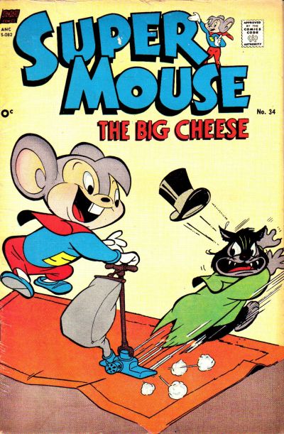 Cover for Supermouse, the Big Cheese (Pines, 1951 series) #34