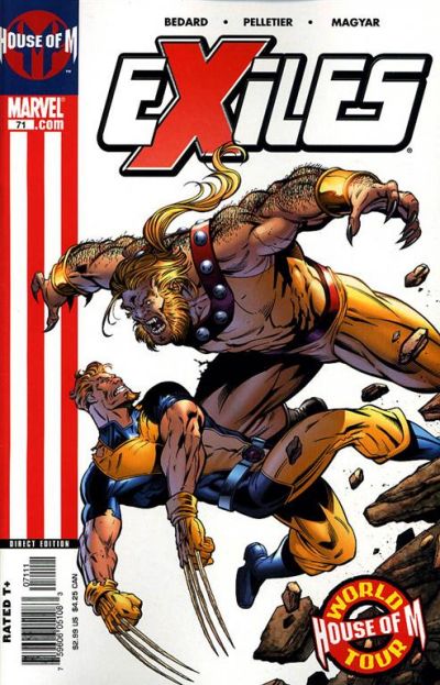 Cover for Exiles (Marvel, 2001 series) #71 [Direct Edition]