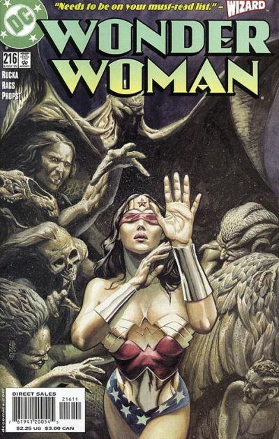 Cover for Wonder Woman (DC, 1987 series) #216 [Direct Sales]