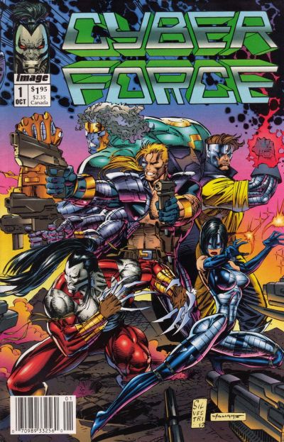 Cover for Cyberforce (Image, 1992 series) #1 [Newsstand]