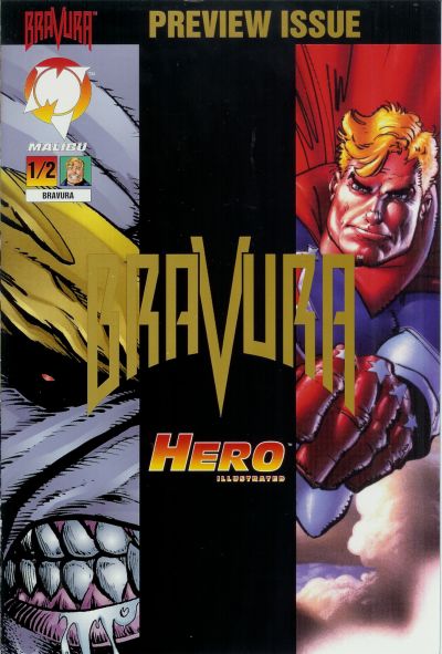 Cover for Bravura (Malibu, 1994 series) #1/2 [Gold Edition]