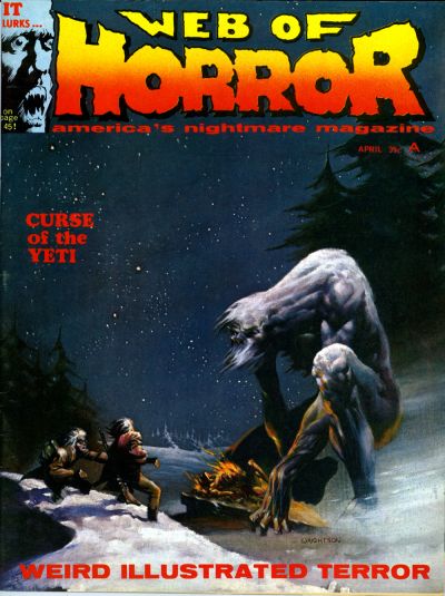 Cover for Web of Horror (Major Magazines, 1969 series) #3