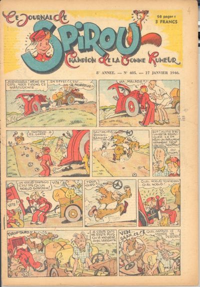 Cover for Le Journal de Spirou (Dupuis, 1938 series) #405