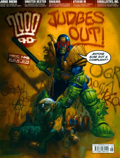 Cover for 2000 AD (Rebellion, 2001 series) #1446