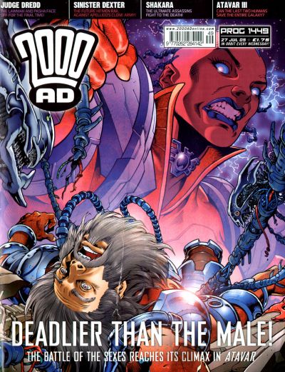 Cover for 2000 AD (Rebellion, 2001 series) #1449