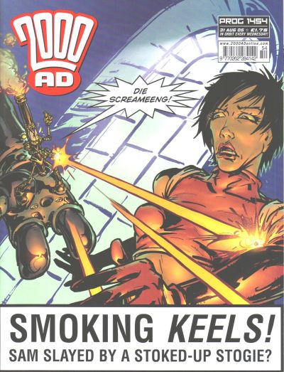 Cover for 2000 AD (Rebellion, 2001 series) #1454