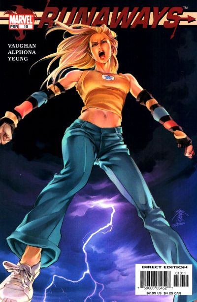 Cover for Runaways (Marvel, 2003 series) #10