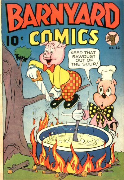 Cover for Barnyard Comics (Pines, 1944 series) #12