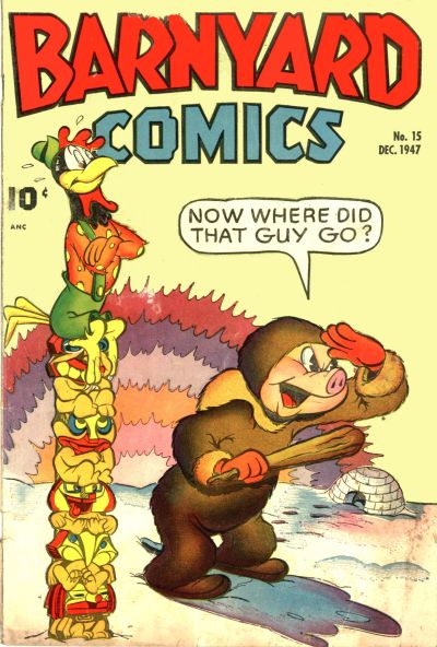 Cover for Barnyard Comics (Pines, 1944 series) #15