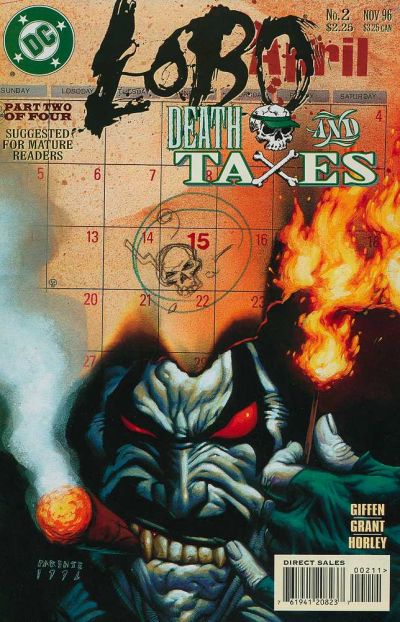 Cover for Lobo: Death and Taxes (DC, 1996 series) #2