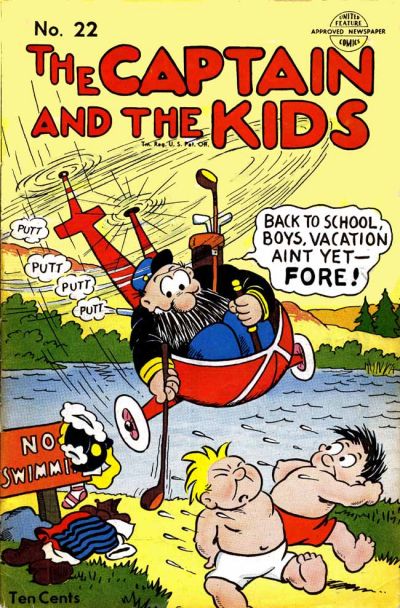 Cover for The Captain and the Kids (United Feature, 1949 series) #22