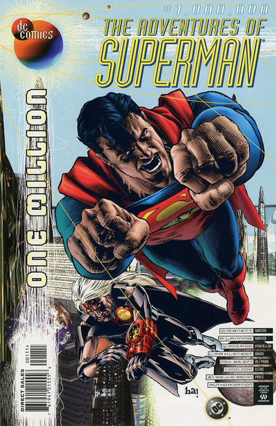 Cover for Adventures of Superman (DC, 1987 series) #1,000,000 [Direct Sales]