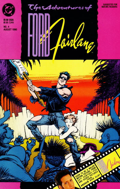 Cover for The Adventures of Ford Fairlane (DC, 1990 series) #4