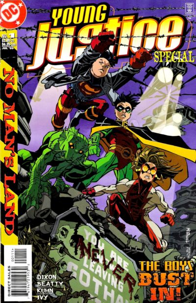 Cover for Young Justice in No Man's Land (DC, 1999 series) #1
