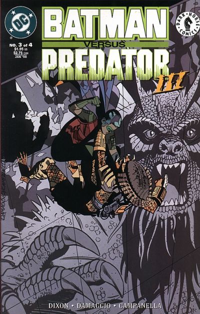 Cover for Batman / Predator III [Batman Versus Predator III] (DC, 1997 series) #3