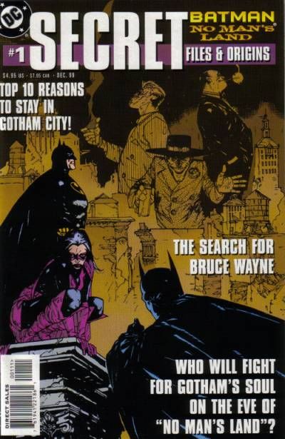 Cover for Batman: No Man's Land Secret Files (DC, 1999 series) #1 [Direct Sales]