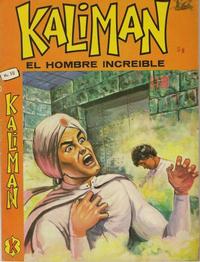 Cover Thumbnail for Kalimán El Hombre Increíble (Promotora K, 1965 series) #50