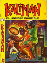 Cover Thumbnail for Kalimán El Hombre Increíble (Promotora K, 1965 series) #52