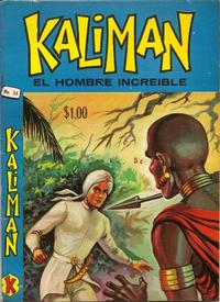 Cover Thumbnail for Kalimán El Hombre Increíble (Promotora K, 1965 series) #54