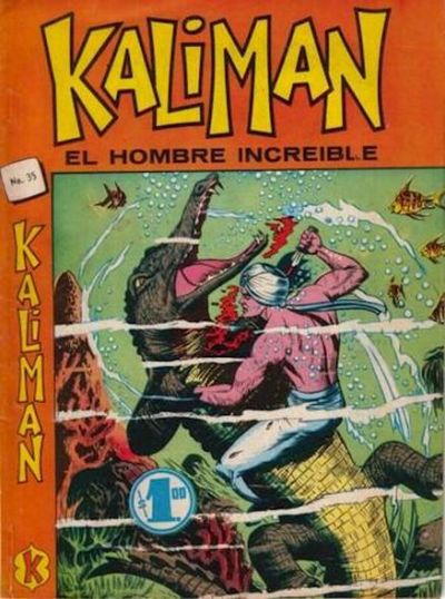 Cover for Kalimán El Hombre Increíble (Promotora K, 1965 series) #35