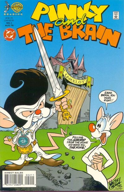 Cover for Pinky and the Brain (DC, 1996 series) #2 [Direct Sales]