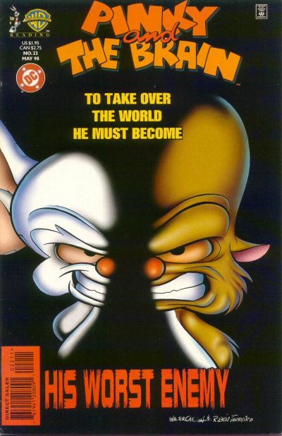 Cover for Pinky and the Brain (DC, 1996 series) #22 [Direct Sales]