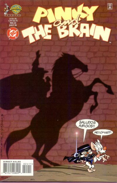 Cover for Pinky and the Brain (DC, 1996 series) #24 [Direct Sales]