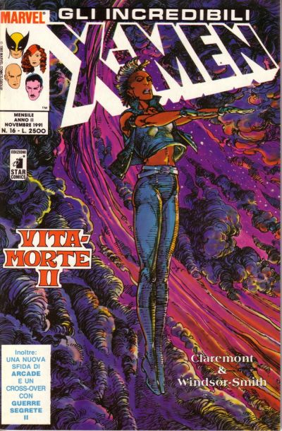 Cover for Gli Incredibili X-Men (Edizioni Star Comics, 1990 series) #16
