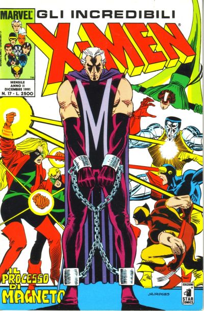 Cover for Gli Incredibili X-Men (Edizioni Star Comics, 1990 series) #17