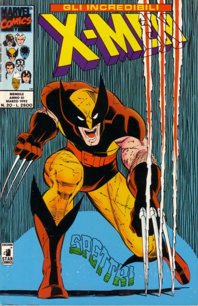 Cover for Gli Incredibili X-Men (Edizioni Star Comics, 1990 series) #20