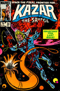 Cover Thumbnail for Ka-Zar the Savage (Marvel, 1981 series) #34