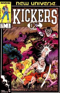 Cover for Kickers, Inc. (Marvel, 1986 series) #3 [Newsstand]