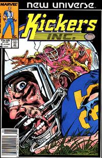 Cover Thumbnail for Kickers, Inc. (Marvel, 1986 series) #8 [Newsstand]