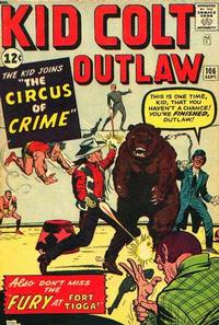 Cover for Kid Colt Outlaw (Marvel, 1949 series) #106