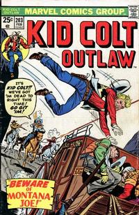 Cover Thumbnail for Kid Colt Outlaw (Marvel, 1949 series) #203
