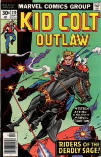 Cover Thumbnail for Kid Colt Outlaw (Marvel, 1949 series) #210