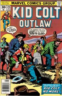 Cover Thumbnail for Kid Colt Outlaw (Marvel, 1949 series) #214