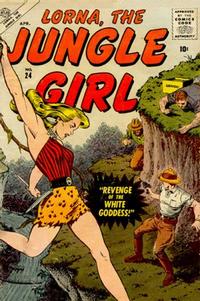 Cover for Lorna the Jungle Girl (Marvel, 1954 series) #24