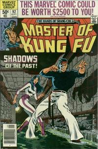 Cover Thumbnail for Master of Kung Fu (Marvel, 1974 series) #92 [Newsstand]