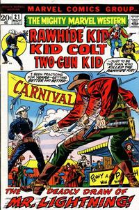 Cover Thumbnail for The Mighty Marvel Western (Marvel, 1968 series) #21