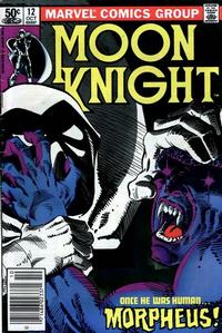 Cover Thumbnail for Moon Knight (Marvel, 1980 series) #12 [Newsstand]